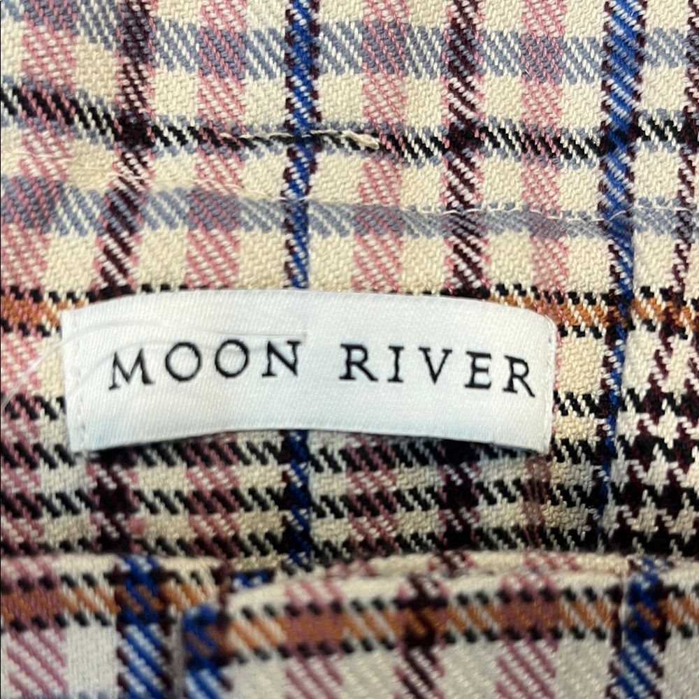 Moon River Multicolor Plaid Trousers - Picture 5 of 5